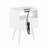 15.75" Rattan End table with Power Outlet  & USB Ports-413725514