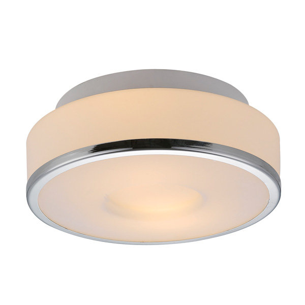 2 - Light 11.5" Unique/Statement Drum Flush Mount