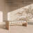 Waverly Boucle Wood Bench-1780462989-1780462988