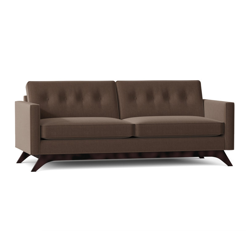 Flinn Upholstered 84'' Sofa, Peyton Chocolate
