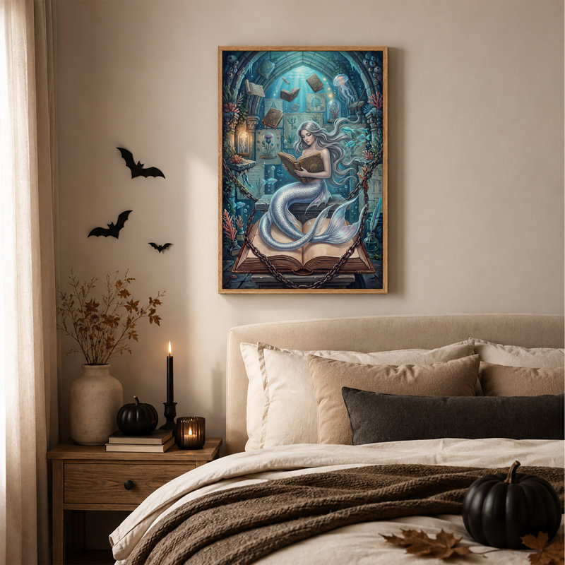 Art sur toile Halloween, H 36 po x l 24 po