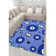 Tapis bleu lavable-2108186254