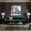 «Coastal Maritime Villa», art mural sur toile blanche-1834022699