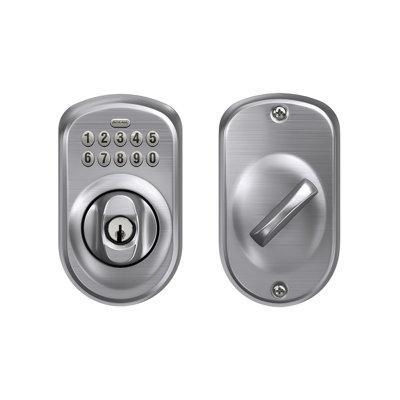 Schlage Keypad Deadbolt with Plymouth Trim