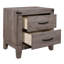 Table de chevet en mélamine stratifié 1Pc