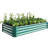 631Ft Metal Rectangle Bed For Bedroom Planting - Rust, Open Base Design Planter Growing Vegetables And Flowers Outdoors Stable Galvanized Material-230861600-230861602