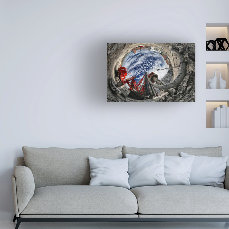 Art sur toile par François Casanova, H 12 po x l 19 po