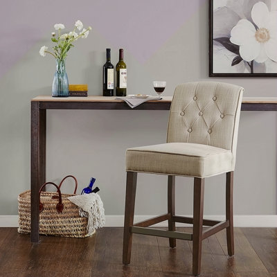 Tabouret de comptoir touffeté