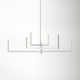 Lolita 6 Light Metal Dimmable LED Chandelier