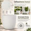 Ensemble de jardinières d'extérieur de 3 tailles American Style MGO, léger et empilable pour patio / jardin-303704317