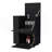 Black 2-Cabinet Bar Cart-89215619