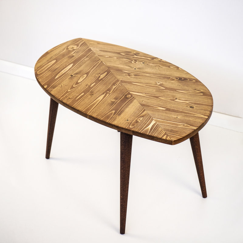 Dellaquila Solid Wood Modern Coffee Table, 40cm H x 55cm W x 99cm D