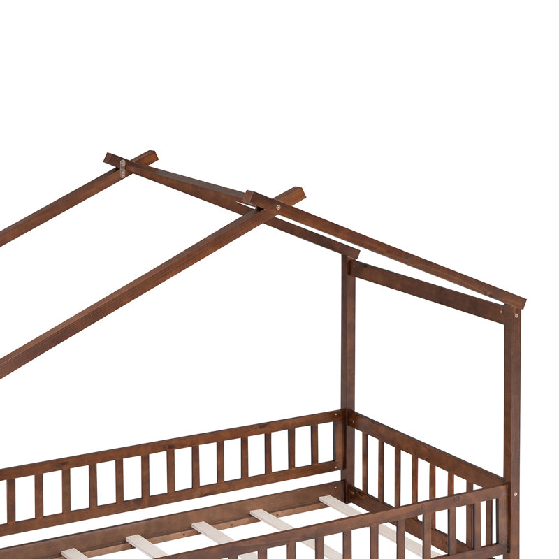 Azusa Platform Bed, Walnut, Twin