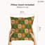 Coussin décoratif floral intérieur / extérieur en polyester