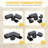 8 Pieces Patio Furniture Set With 44" Propane Gas Fire Pit Table, Conversation Set For Garden, Patio, Backyard-765962824