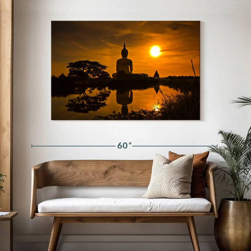 Adella Sunset Buddha, 32" H x 48" W