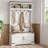 Farmhouse Hall Tree with Shoe Bench