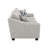 2-piece Boucle Upholstered Sofa Set Light Grey