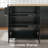 Nacimo Rolling Kitchen Island Cart With Rubberwood Drop-Leaf Countertop-880696825