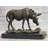 Donkey Mule Bronze Statue Sculpture Handmade Art Figure by Barye on Marble Base