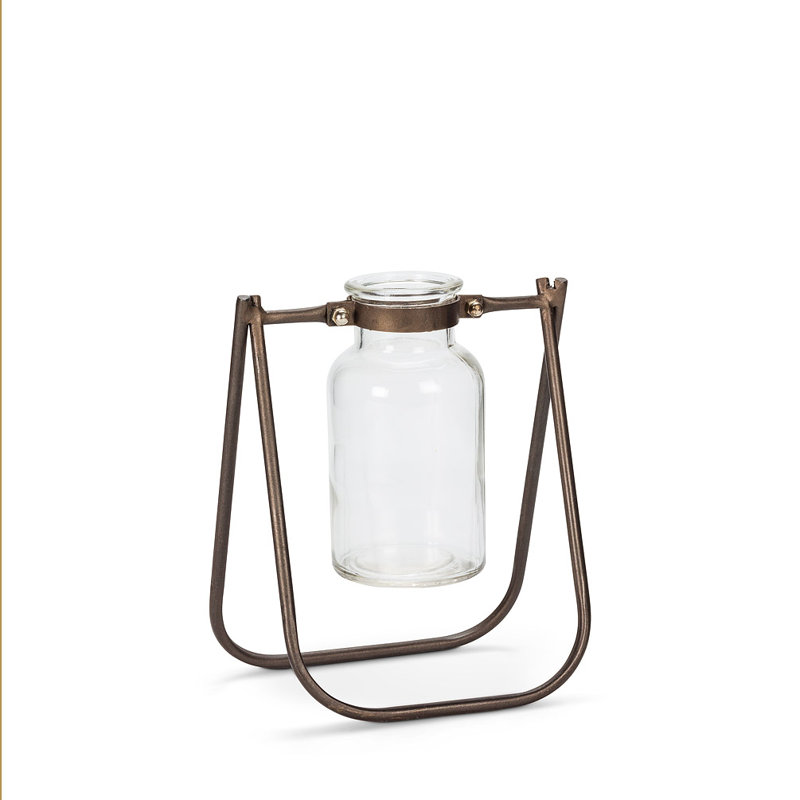 Bouteille simple dans un vase pivotant