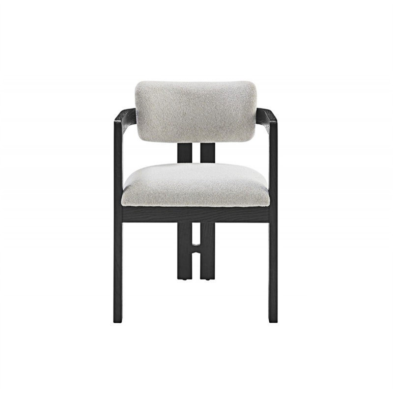 Chaise d'appoint rembourrée, 1, Noir