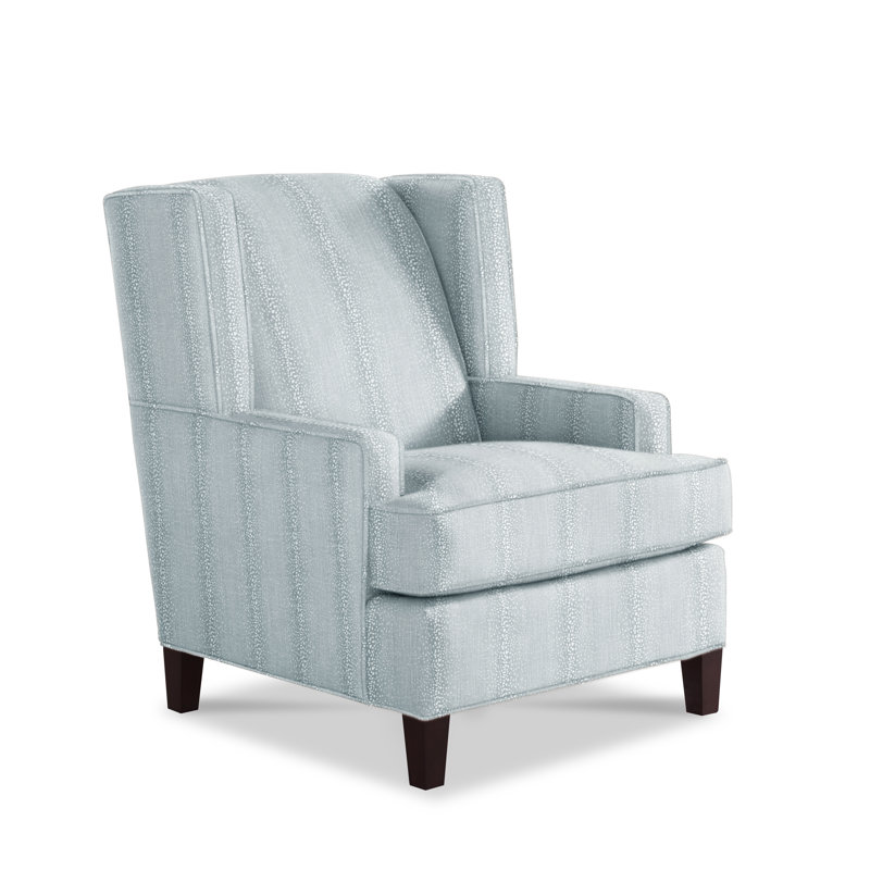 Carrington Club Chair, Mineral Cotton, Espresso