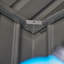 Rowlinson Brentvale Premium Apex Metal Shed 8x4