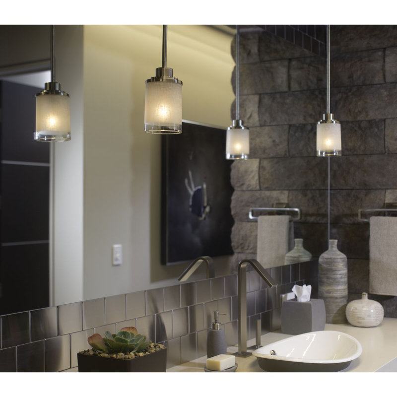 Nash 1 - Light Brushed Nickel Single Pendant