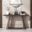 Console brune de style chinois simple-1331035481