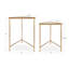 Ensemble de 3 tables gigognes Tamara
