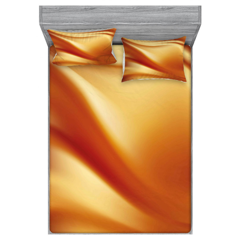 Microfiber Abstract Sheet Set, Full Sheet Set with Fitted Sheet