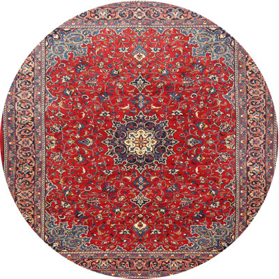 Tapis oriental multicolore tissé à la machine Oriental