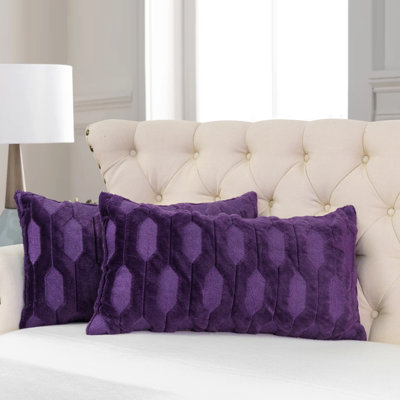 Housses de coussin en fausse fourrure Tatami
