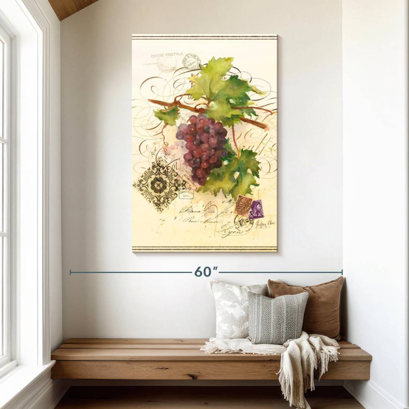 Cellier Yarlin raisins mauves, H 48 po x l 32 po