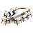 Meliades White Marble Dining Table-136114213
