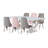 Kemia 7 - Piece Trestle Dining Set-1335808728-1335808729-1335804374