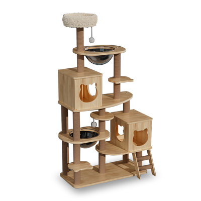 9 Tiers Cat Tree with Condons,Perch,Scratching Posts