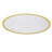 8 Pack Plastic Charger Plate, D13"