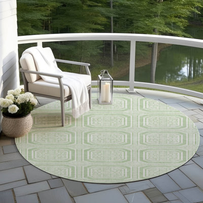 Tapis intérieur / extérieur vert Fernalis