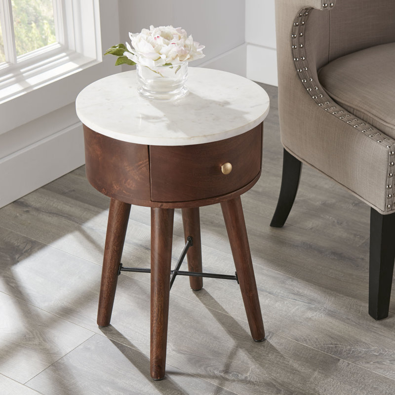 Mefford Marble Top End Table | Corrigan Studio®