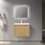 Meuble-lavabo mural simple 48 po avec plateau en résine-122928754-122928753
