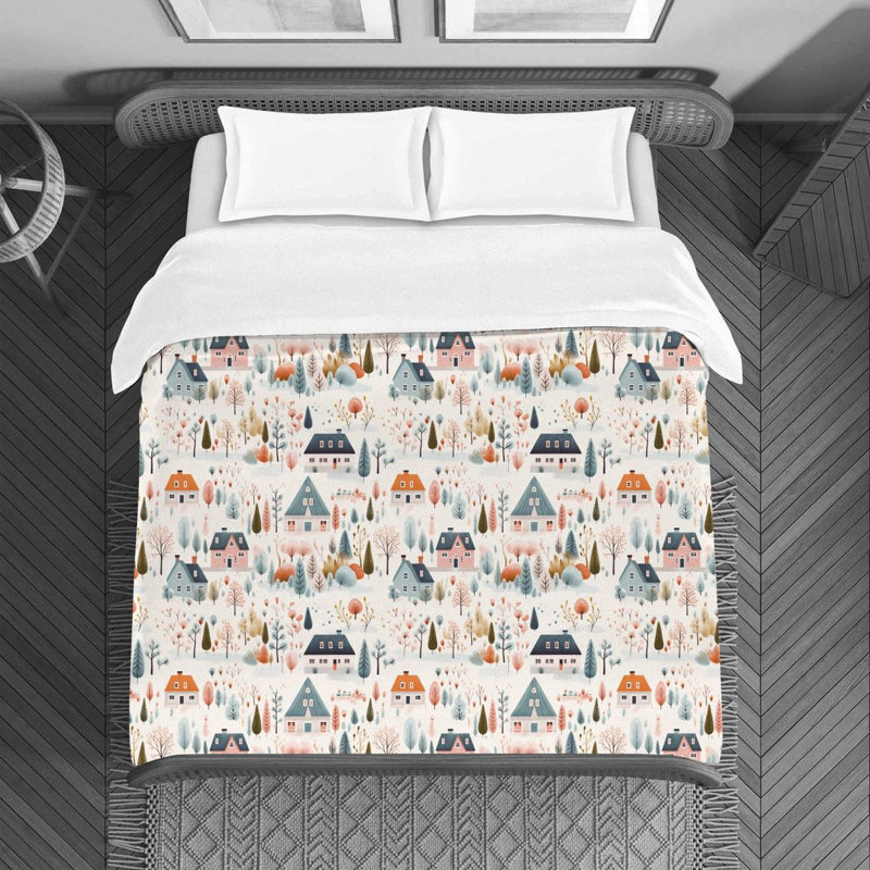 Literie de chalet confortable, Housse de couette grand