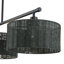 Lustre linéaire extra large noir 3 lumières Weavington-121436221-121436223