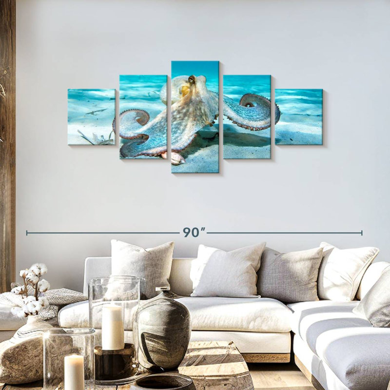 Roaming Octopus, 30" H x 68" W