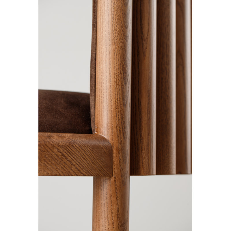 Alton Dining Chair, Matte Brown, Matte Brown