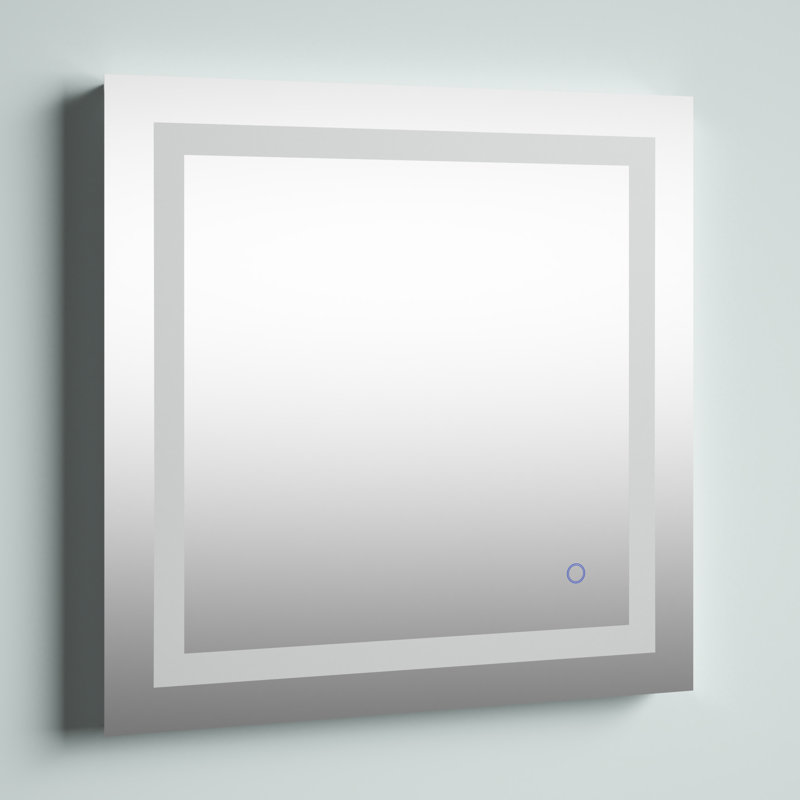 Scoles Flat Wall Mirror, 30" x 30"