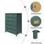 Commode pour enfants 5 tiroirs