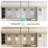 Adjustable 5-Light Industrial Pendant Light with Clear Glass Shades-121624762