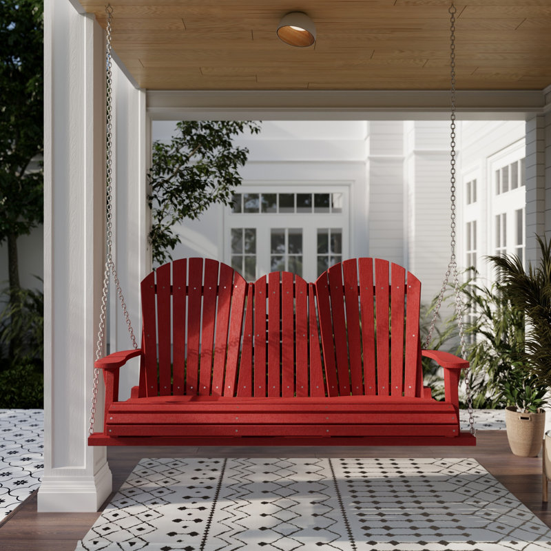 Balancelle 5 pi avec console Heritage, Rouge cardinal